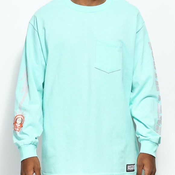 HUF Other - HUF x South Park Collection LIMITED EDITION DEAD KENNY MINT LONG SLEEVE T